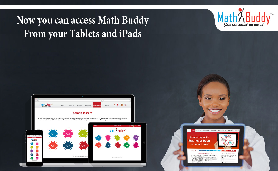 Now you can access Math Buddy from your Tablets and iPads-01